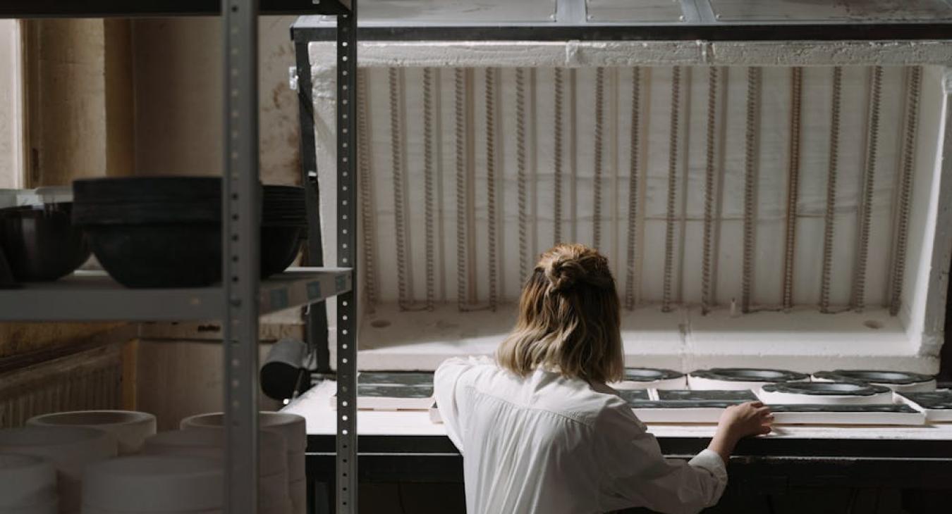 Artistic kiln forming with recycled glass