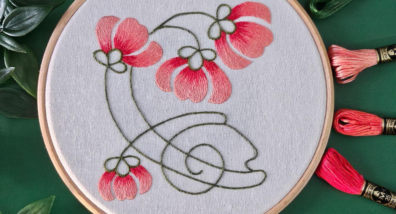 Creative Embrodery Silk Shading
